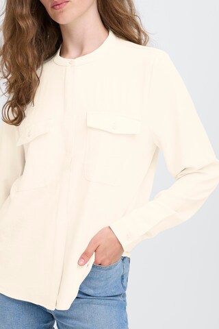 ICHI Bluse 'SOFFIE' in Beige