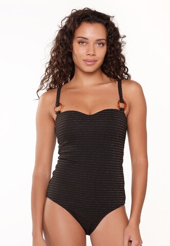 Maillot de bain LingaDore en noir : devant