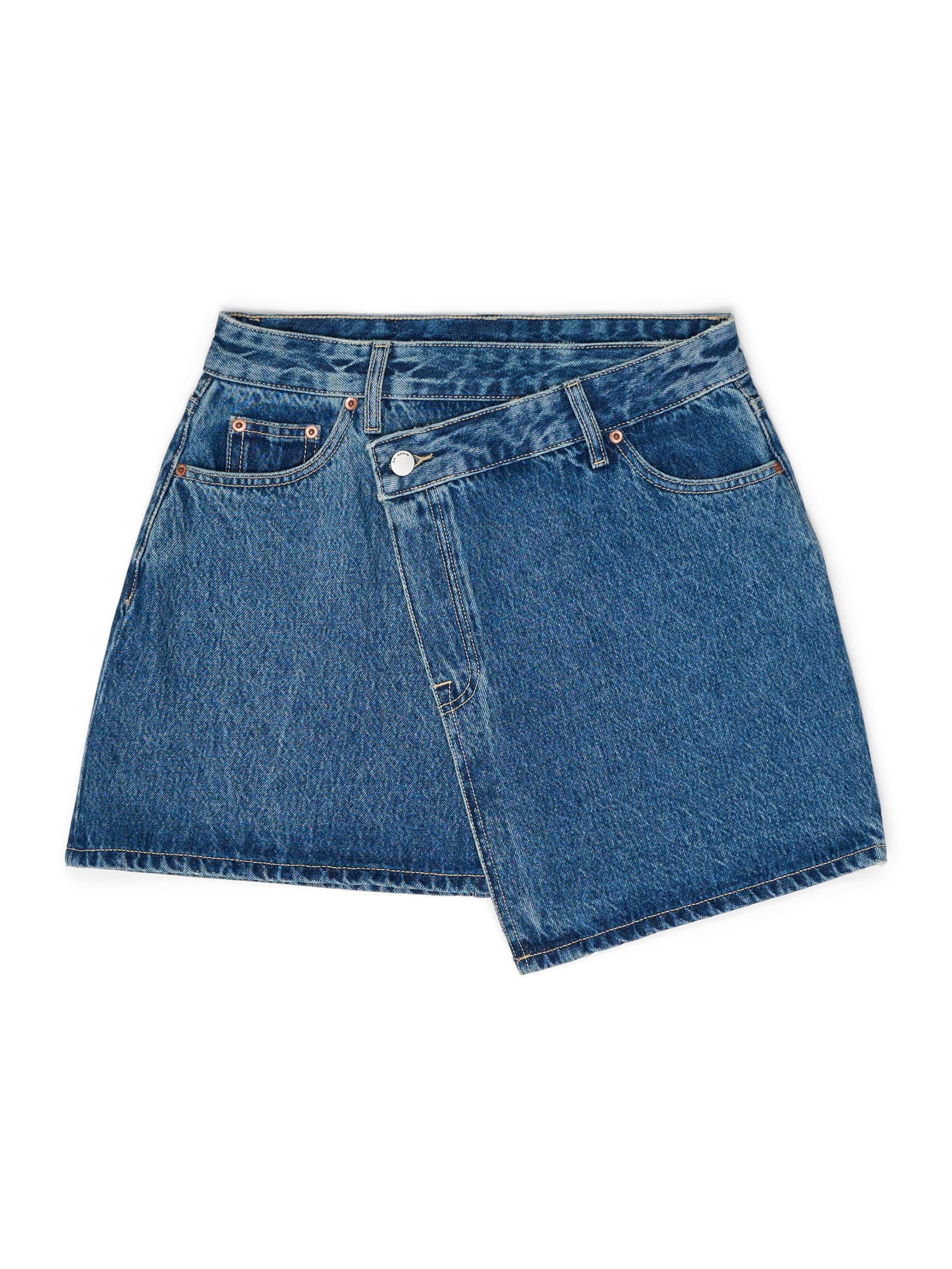 Dr. Denim Rok 'Renay Skirt' in Blauw: voorkant