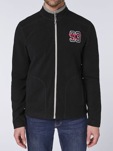 Oklahoma Jeans Fleece Jacket in Black