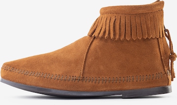 Minnetonka Bootie in Brown: front