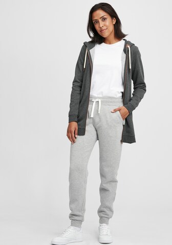 Oxmo Sweatjacke Vicky Straight-Zip in Grau