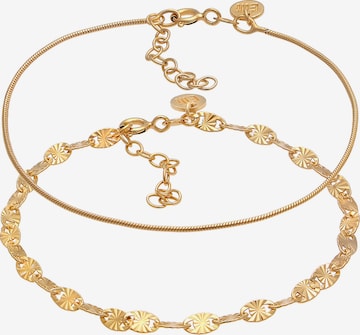 ELLI PREMIUM Sieraden set in Goud: voorkant