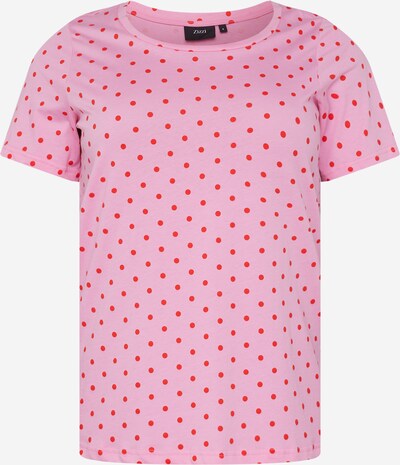 Zizzi Shirt in Light pink / Red, Item view