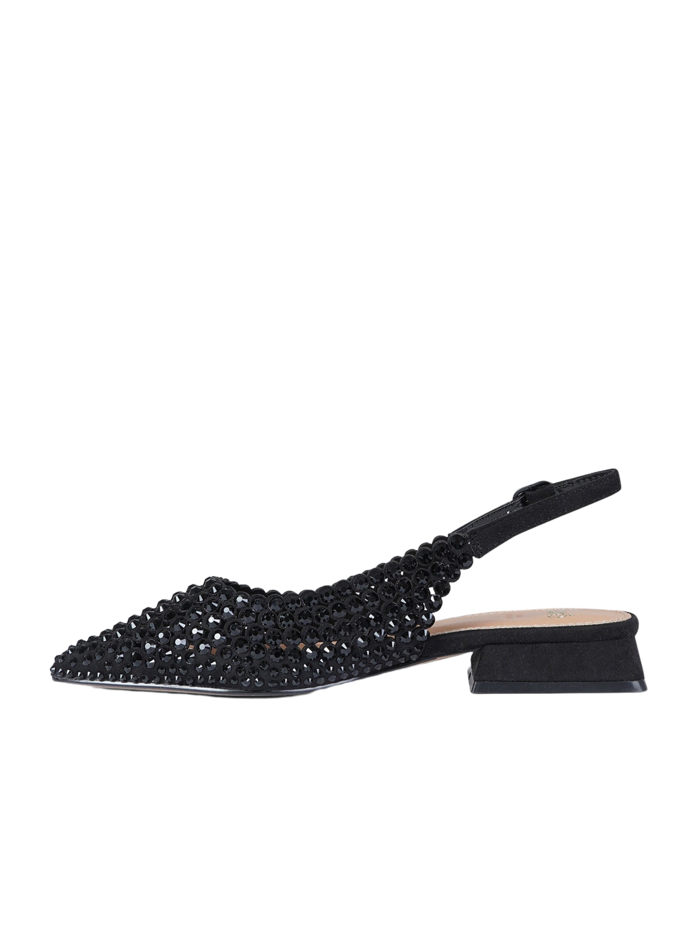 EXE Sandals in Black: front
