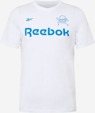REEBOK Funkcionalna majica | modra / off-bela barva, Prikaz izdelka