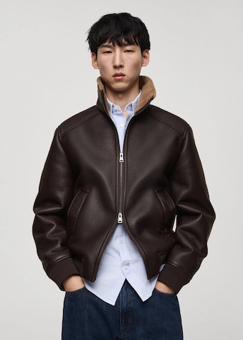 MANGO MAN Between-Season Jacket 'Ronald' in Brown: front