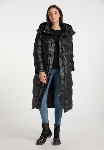 MYMO Winter coat in Black: front