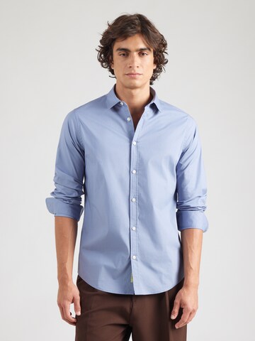 SCOTCH & SODA - Ajuste estrecho Camisa de negocios en azul: frente