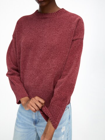 Pull&Bear Trui in Rood
