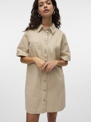 VERO MODA Jurk 'VMZella' in Geel