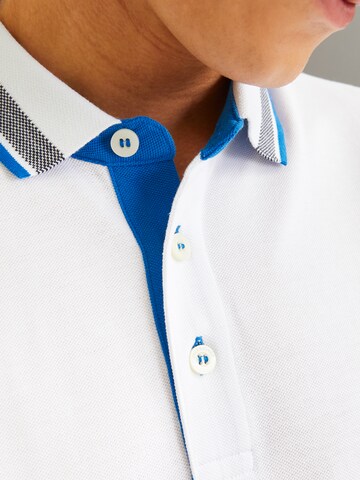 Tricou 'JJEPaulos' de la JACK & JONES pe alb