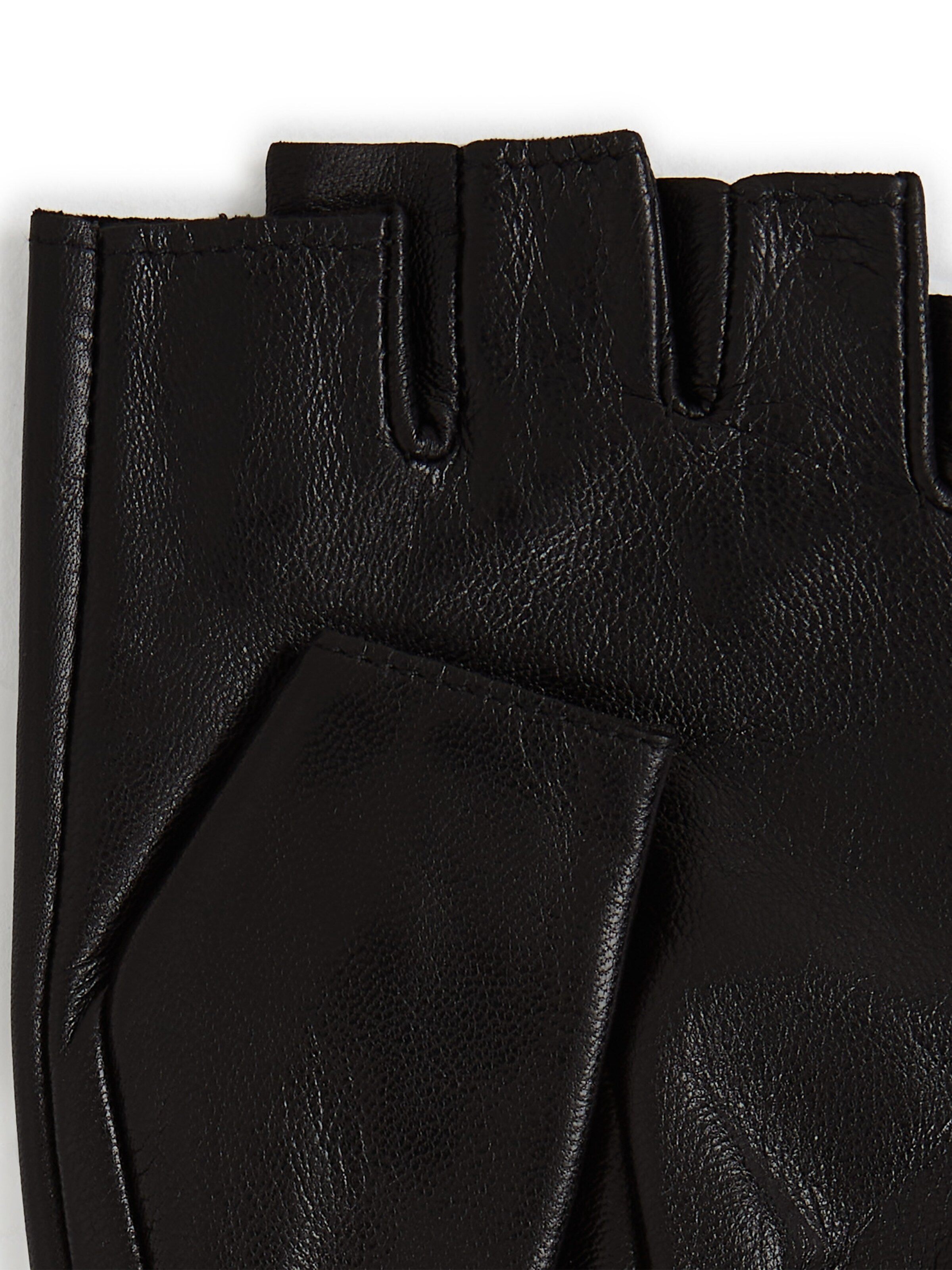 juoda Karl Lagerfeld Trumpos pirštinės be pirštų galų