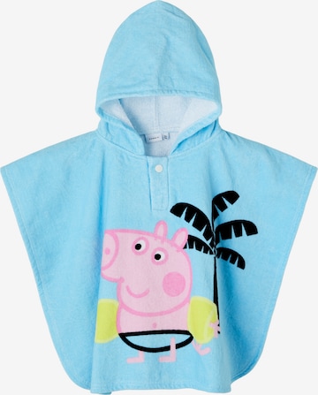 NAME IT Bathrobe 'Peppa Pig' in Blue: front