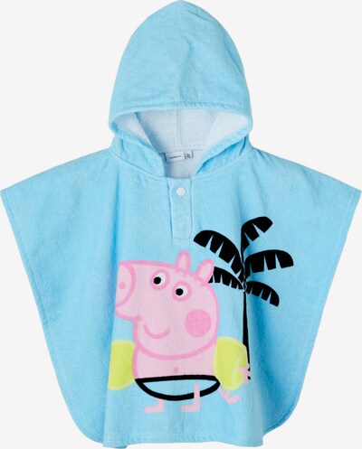 világoskék / sárga / rózsaszín / fekete NAME IT Fürdőköpeny 'Peppa Pig', Termék nézet