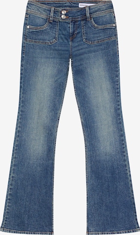 Bershka Flared Jeans in Blau: Vorderseite