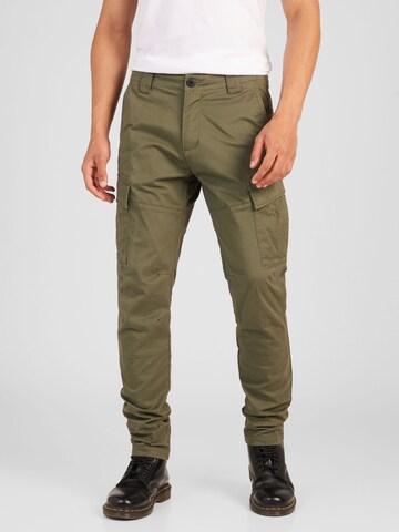 Vintage Industries - regular Pantalón cargo 'Ferron' en verde: frente