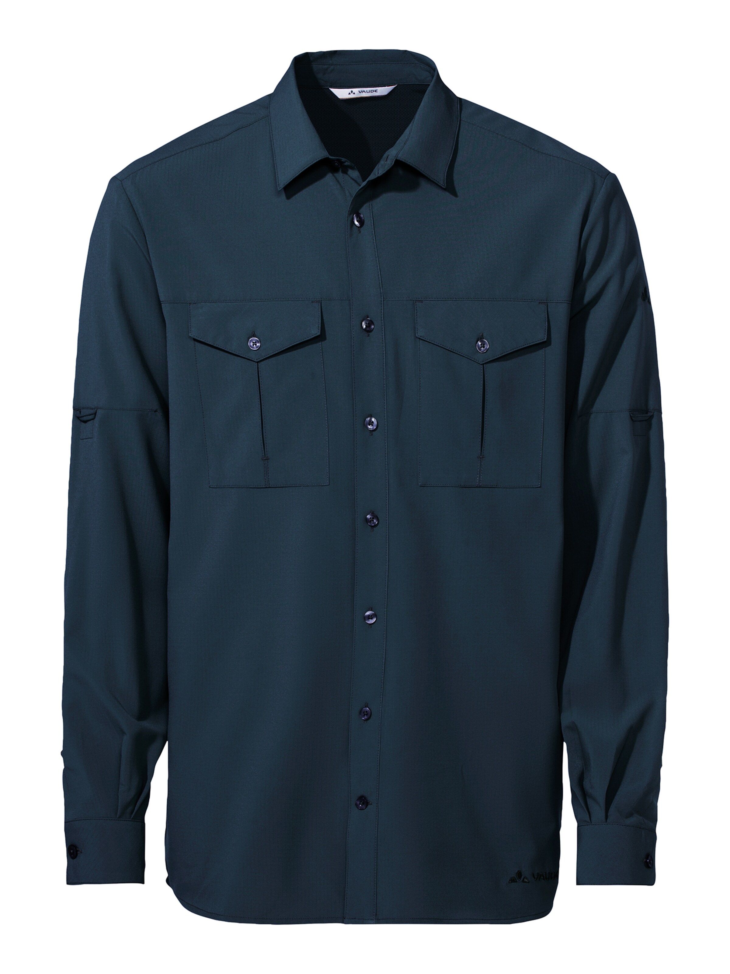 VAUDE Functioneel overhemd ' Rosemoor  ' in Blauw: voorkant
