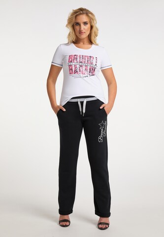 Bruno Banani Regular Trousers 'Powell' in Black
