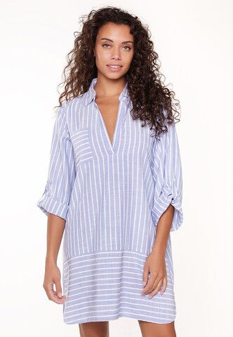 LingaDore Pyjama Kleid in Blau: predná strana