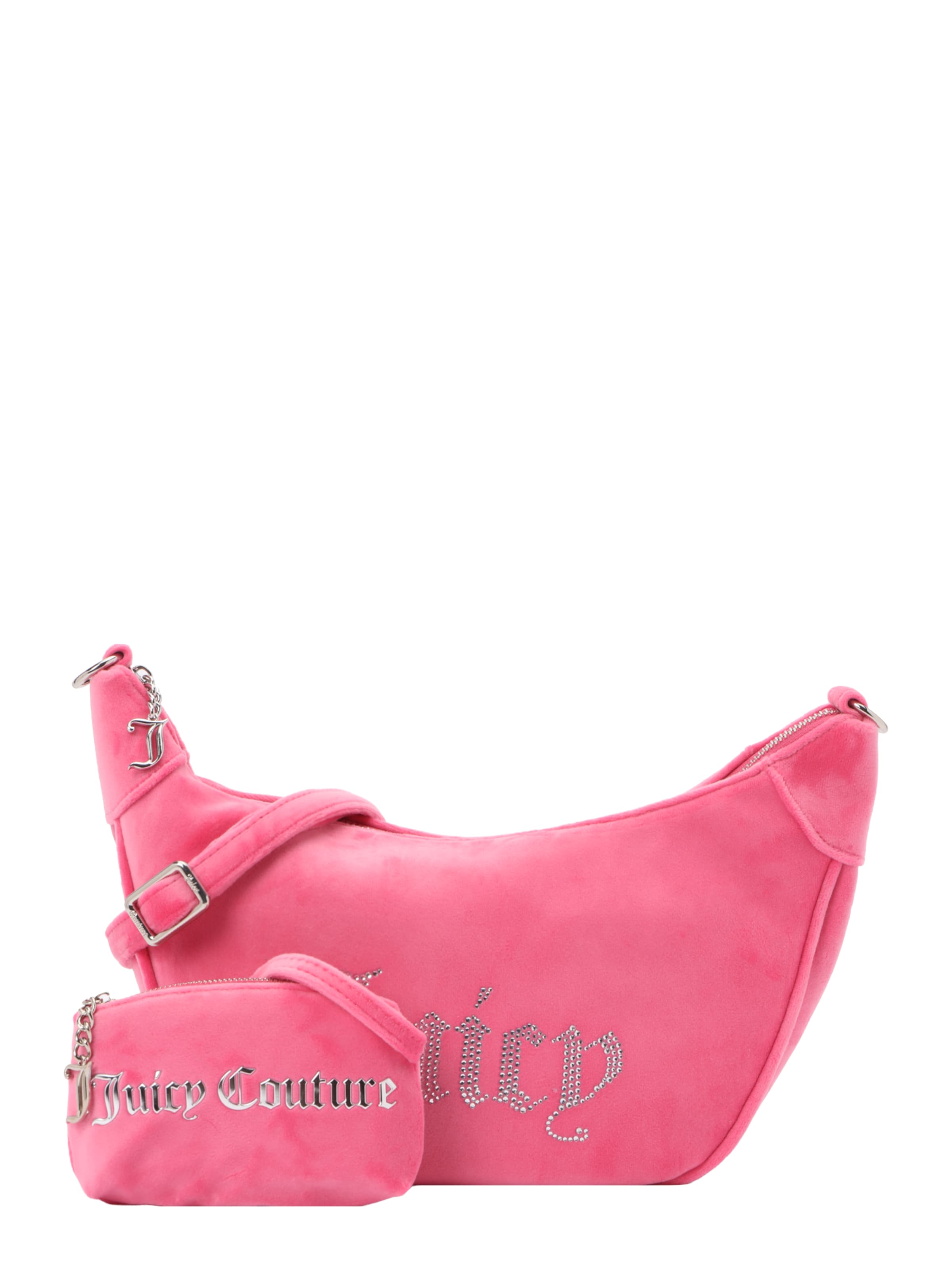 Juicy Couture Сумка через плечо в Ярко-розовый: спереди