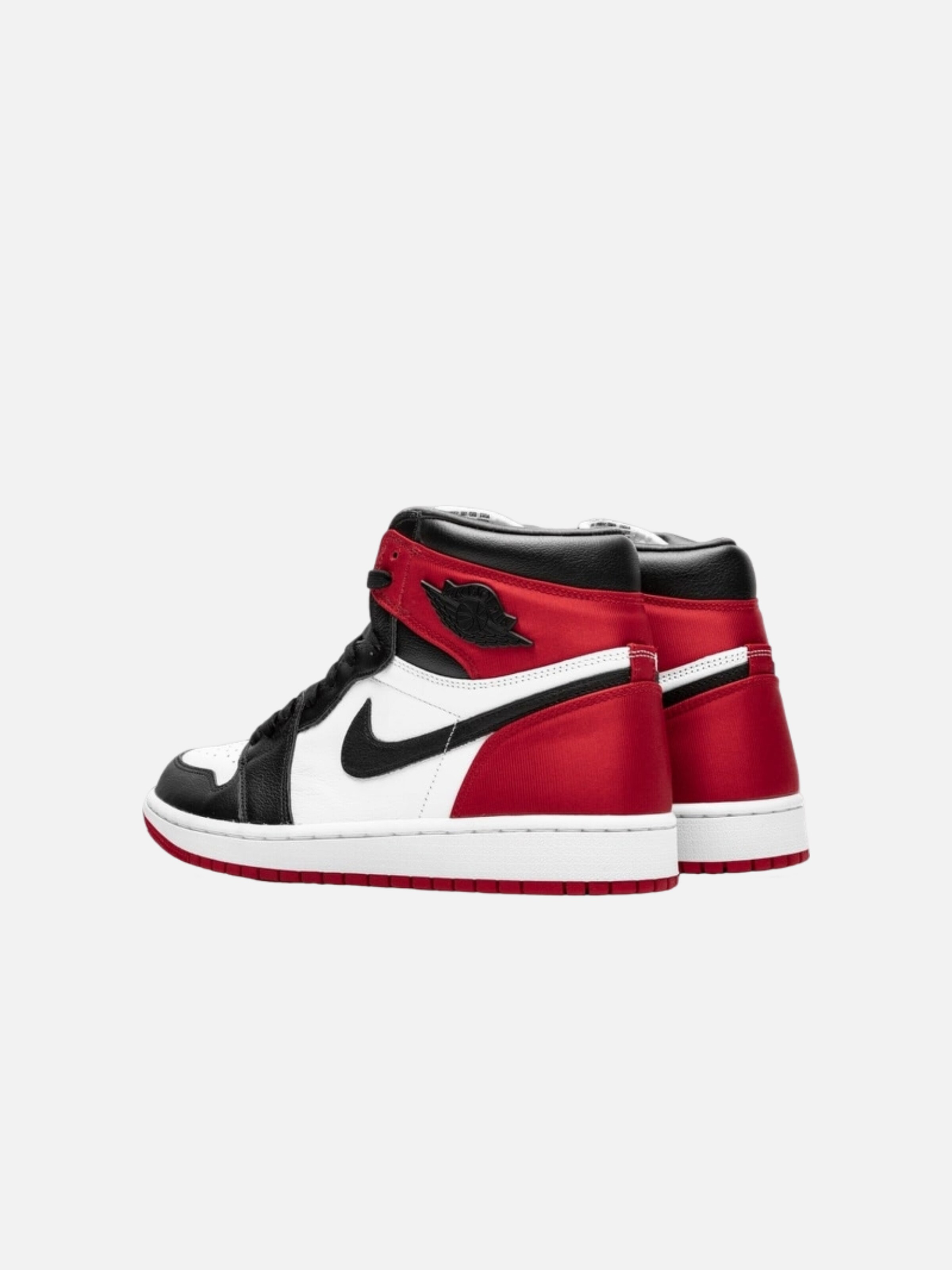 Jordan Sneakers hoog 'Air 1 Retro High Satin' in Rood
