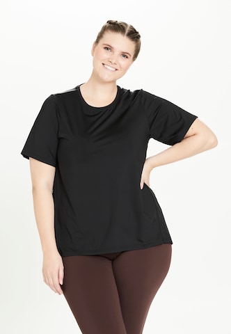 Q by Endurance Shirt 'Amarie' in Black: front