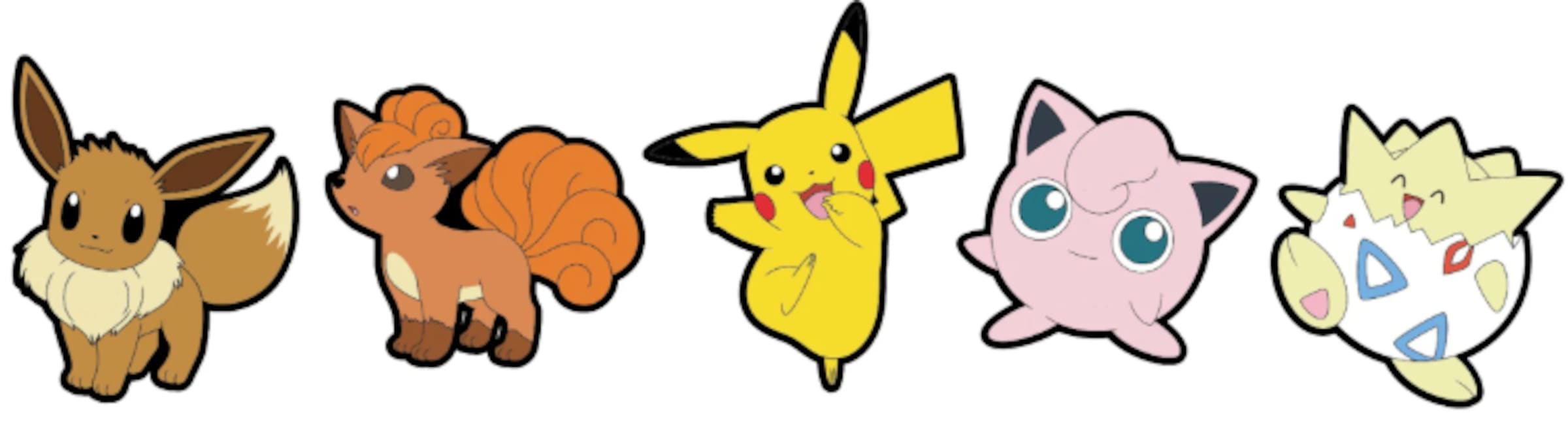 Crocs Αξεσουάρ παπουτσιών 'Pokemon Character' σε ανάμεικτα χρώματα: μπροστά