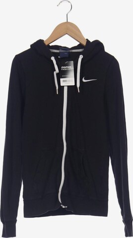Black zip up hoodie with white strings sales