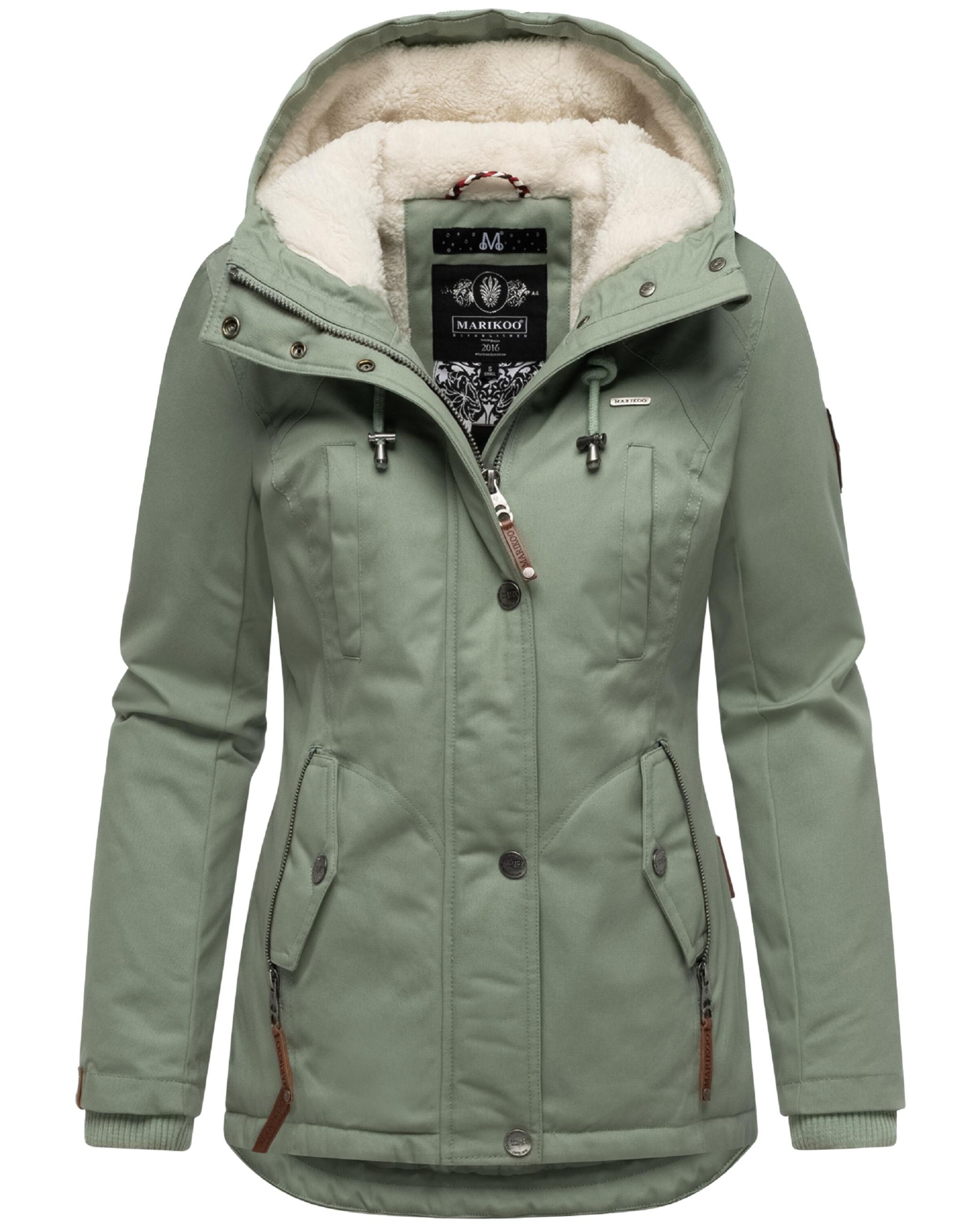 Parka d’hiver 'Bikoo' MARIKOO en vert