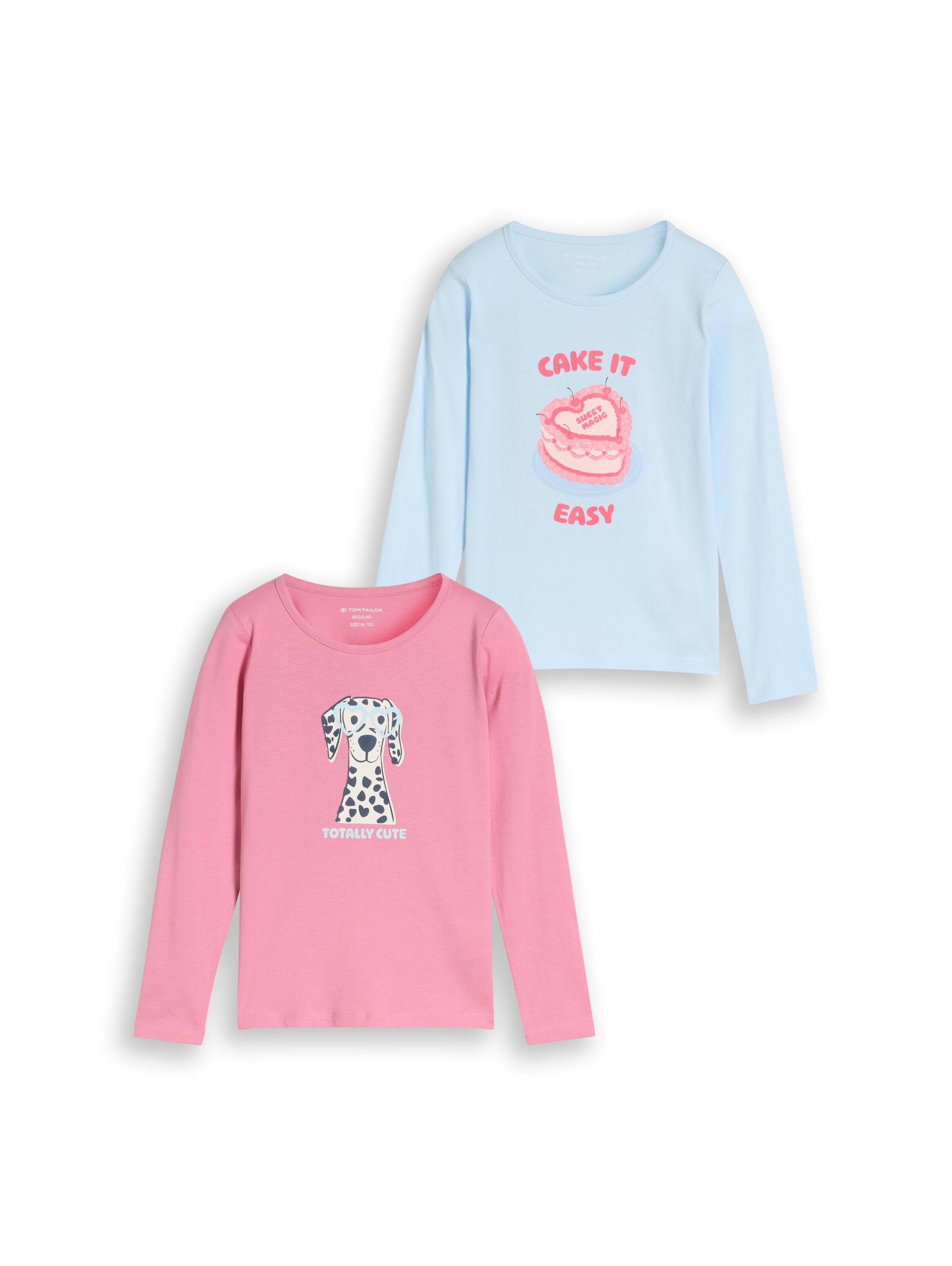 T-Shirt TOM TAILOR en bleu : devant