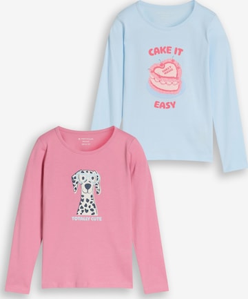 T-Shirt TOM TAILOR en bleu : devant