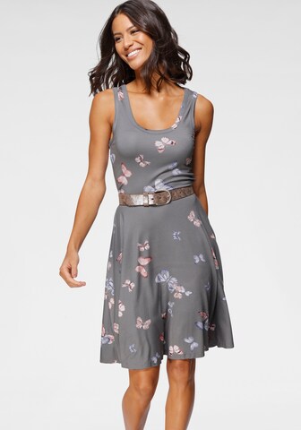 LAURA SCOTT Summer Dress in Grey: front