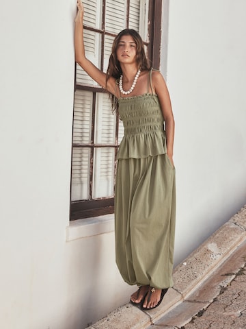 Next Jumpsuit in Green: front