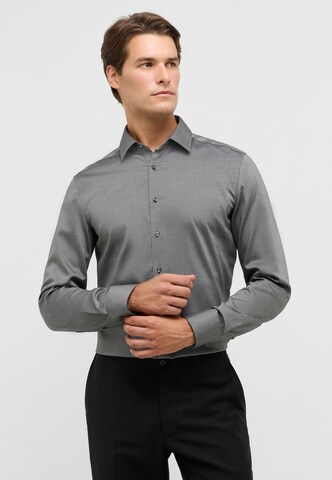 ETERNA Slim Fit Hemd in Grau: Vorderseite