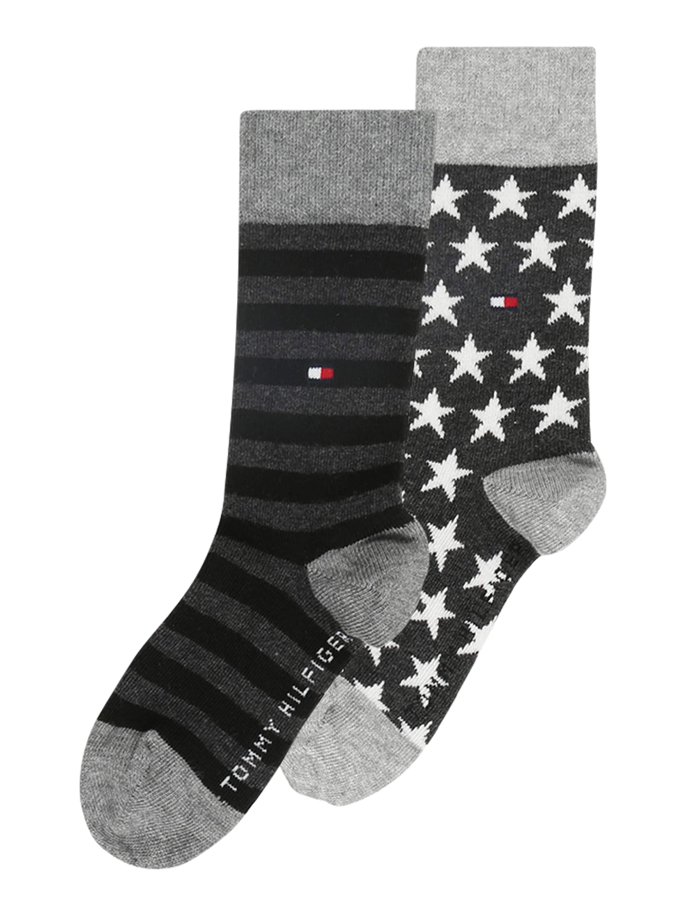 TOMMY HILFIGER Socks in Grey: front
