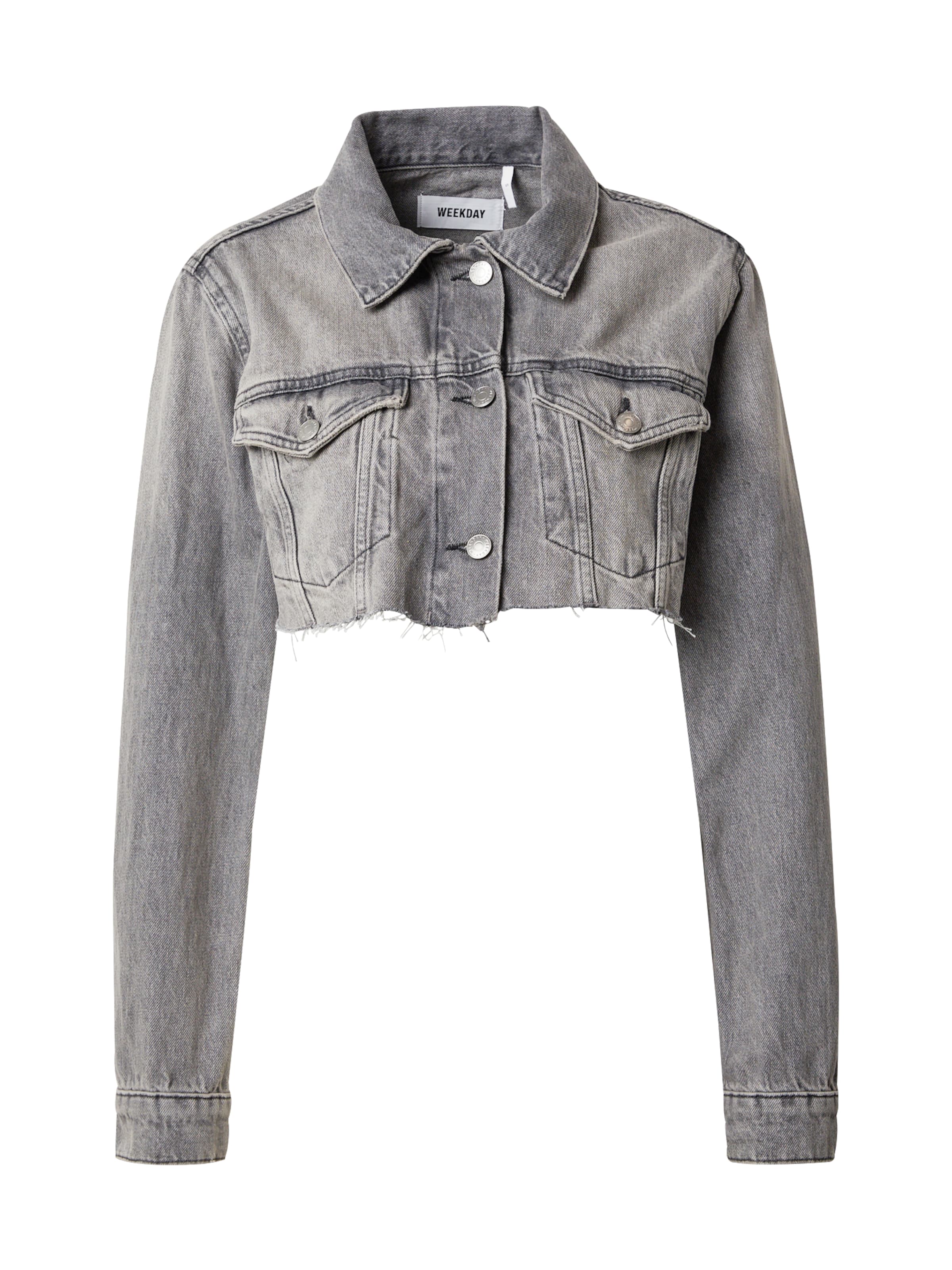 WEEKDAY Kevad-sügisjope, värv hall: eest vaates