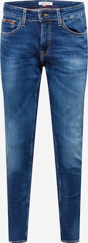 Coupe slim Jean 'Scanton' Tommy Jeans en bleu : devant