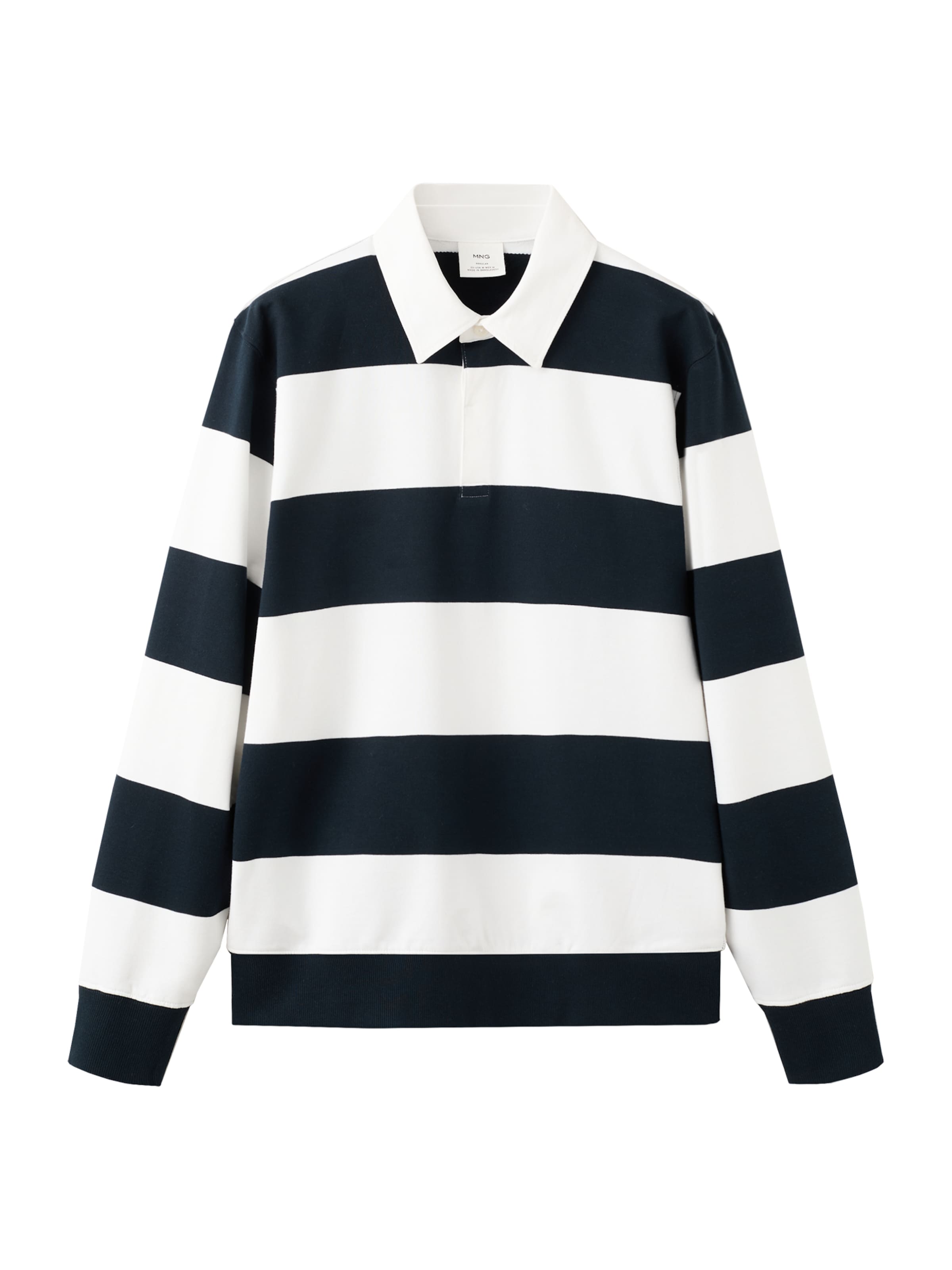 MANGO MAN Collegepaita 'Peter' värissä sininen: etupuoli