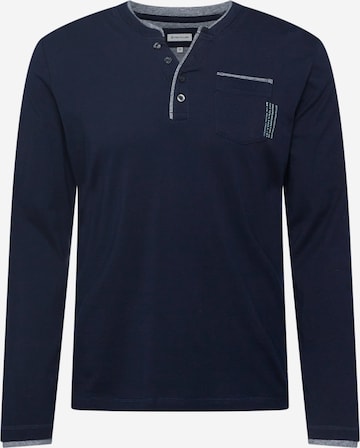 TOM TAILOR Shirt 'Serafino' in Blau: predná strana