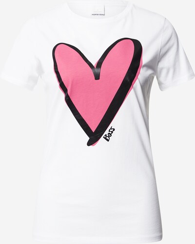 Tricou 'C_Ejana' BOSS pe alb, Vizualizare produs