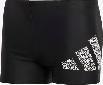 ADIDAS PERFORMANCE Sportzwembroek 'Branded ' in Zwart: voorkant