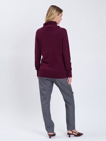 Influencer Pullover in Lila