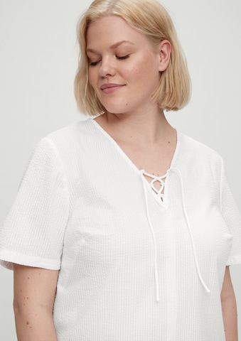 TRIANGLE Blouse in Wit