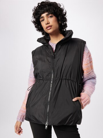 Gilet 'Mai' di WEEKDAY in nero: frontale