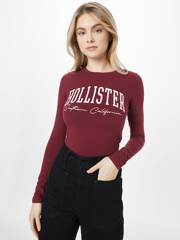 HOLLISTER Μπλουζάκι σε ροζ: μπροστά