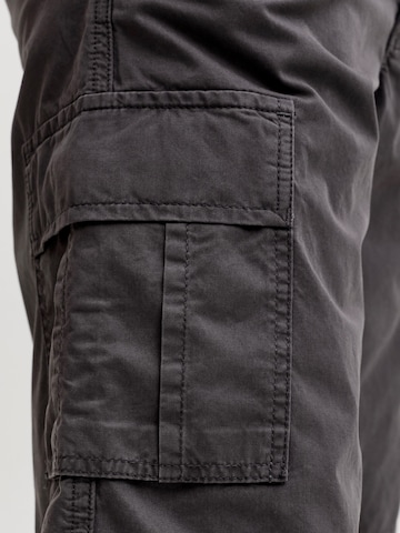 JACK & JONES Loose fit Cargo Pants 'JPSTCOLE MATTY' in Grey