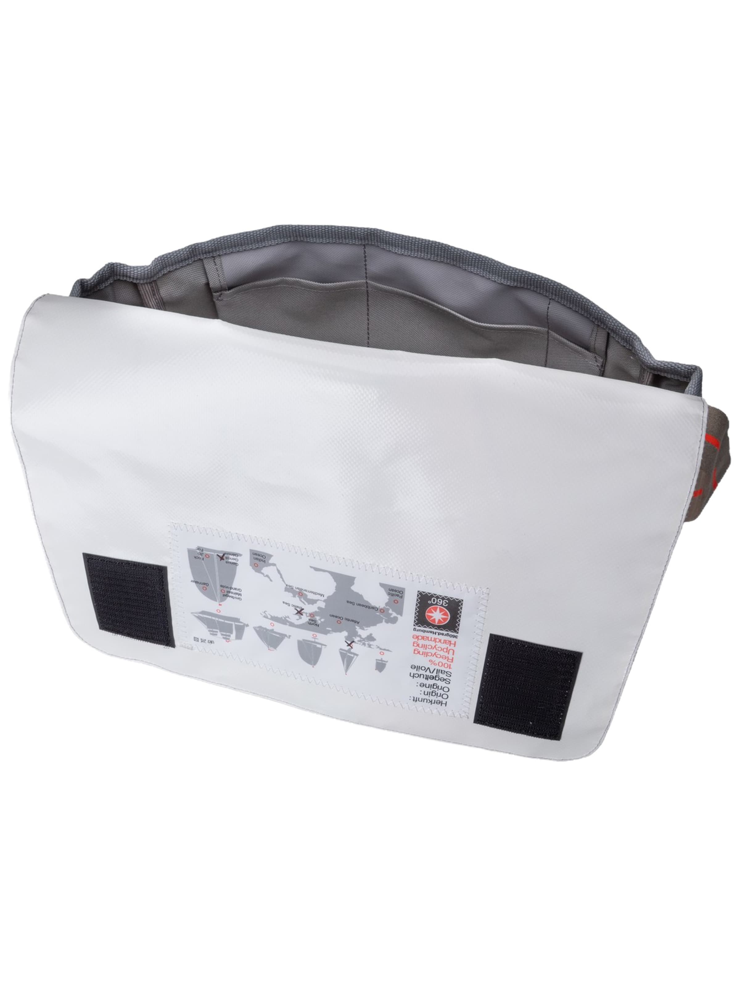 360 Grad Crossbody Bag ' Barkasse Mini ' in White