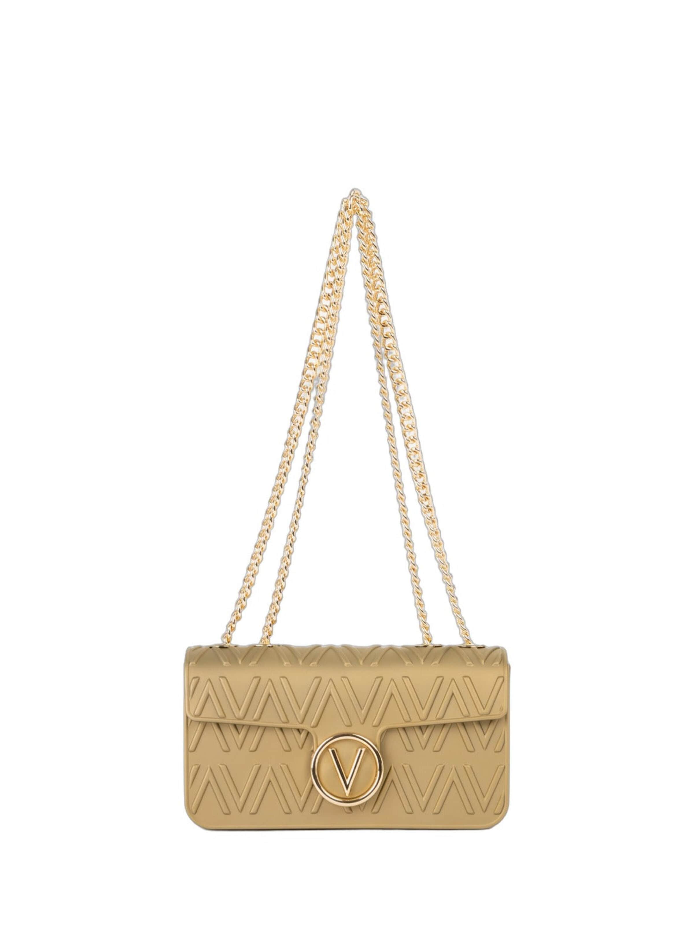 VALENTINO - Bolso de hombro 'Valentino Sac Bandoulière Bubble Or Femme Oro' en oro: frente