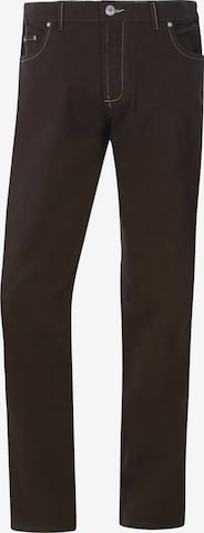 Jan Vanderstorm Broek 'Skanni' in Bruin: voorkant